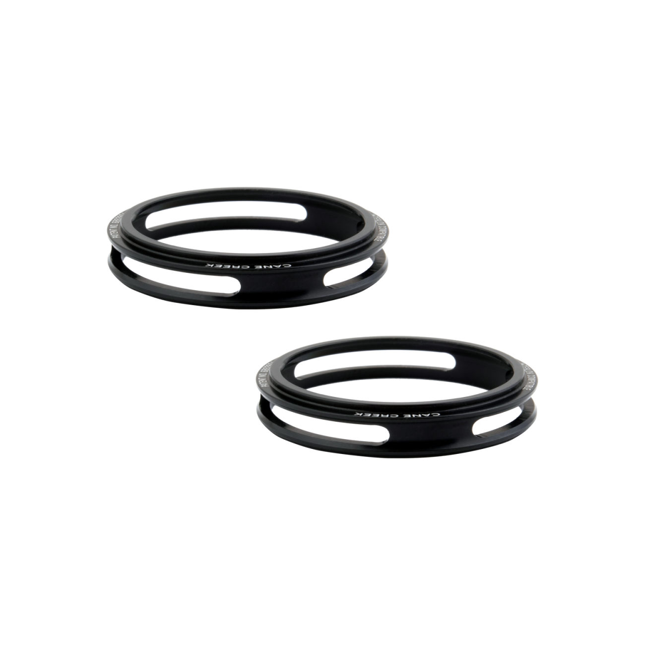 Pack of 2 Cane Creek AER Headset Spacers 1-1/8` x 5mm Black