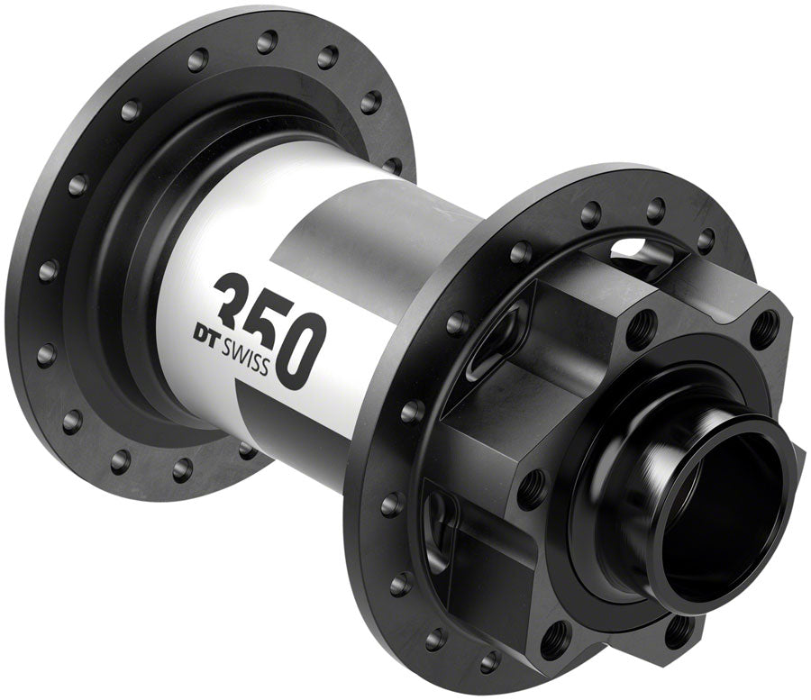 DT Swiss 350 Front Hub - 20 x 110mm DH Boost, 6-Bolt, Black, 28H