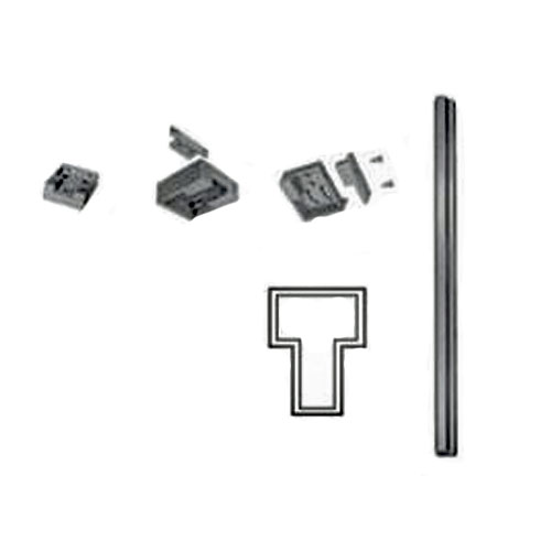 L980A Sargent 86" Lockable Mullion, Aluminum Anodized