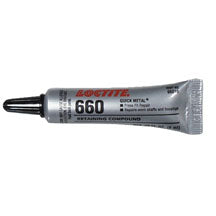 Loctite 660 Quick-Metal Gap Filler, Silver, 6ml
