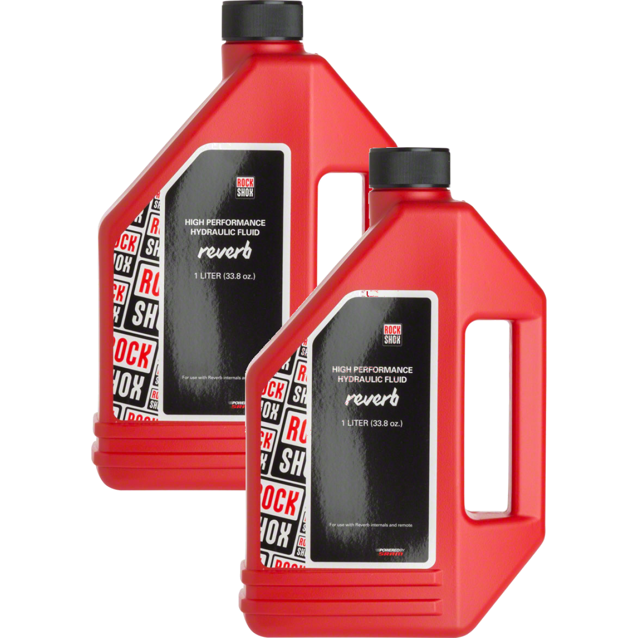 Pack of 2 RockShox Reverb Hydraulic Fluid, 1 Liter Bottle, Reverb/Sprint Remote