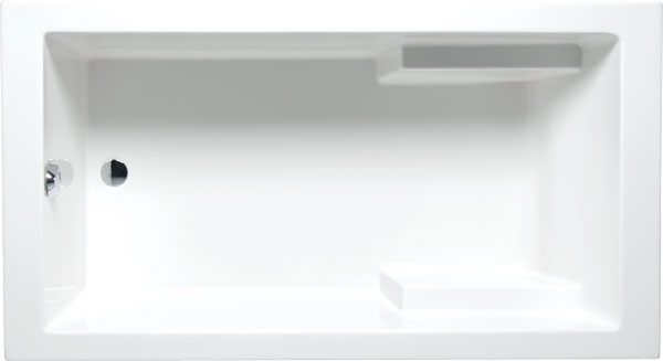 Americh NA7240L Nadia 72" x 40" Drop In Luxury Whirlpool Tub