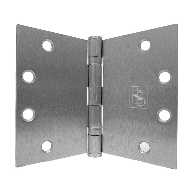 PBB WT4B81-4.5" x 6"-NRP Wide Throw Steel Full Mortise Heavy Weight Hinge, Ball bearing, Non-Removable Pin