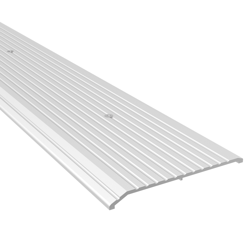 Pemko 158AK Offset Saddle Threshold - 5-1/2" Width, 1/2" Height, 1/4" Offset, Aluminum, PemKote Skid Resistant Surfacing