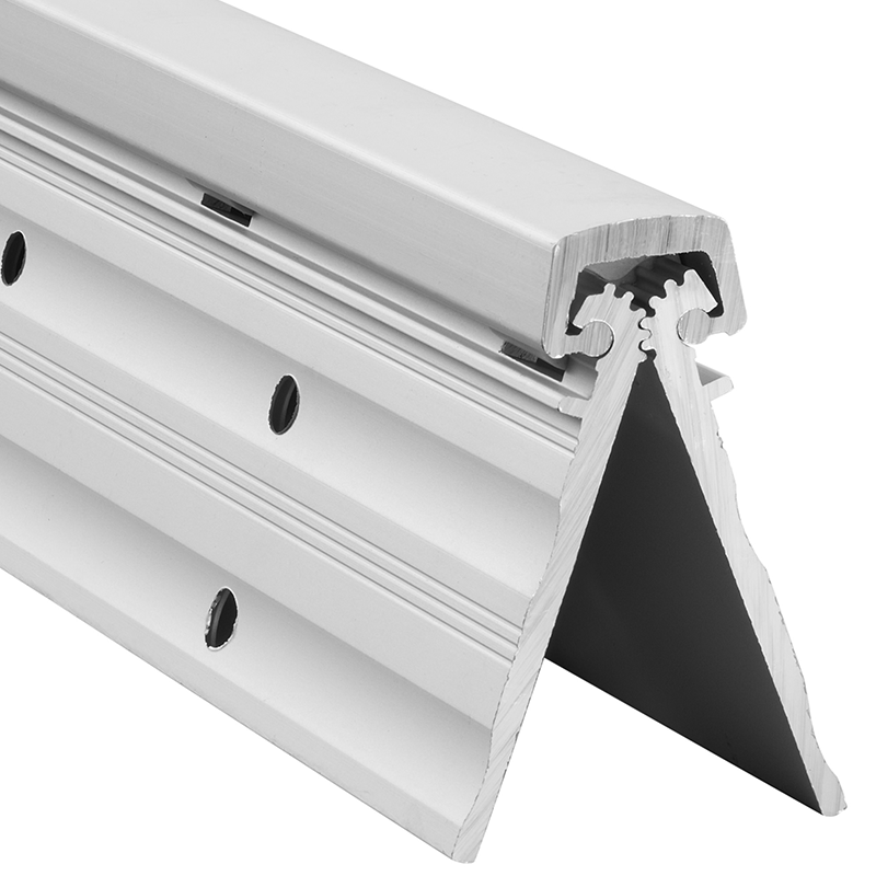 Pemko CFM83SLF-HD1-HT-TORX-LH Short Leaf Flush Full Mortise Continuous Hinge, 83" Length, Hospital Tip, Torx Screws, Left Handed, Clear Aluminum