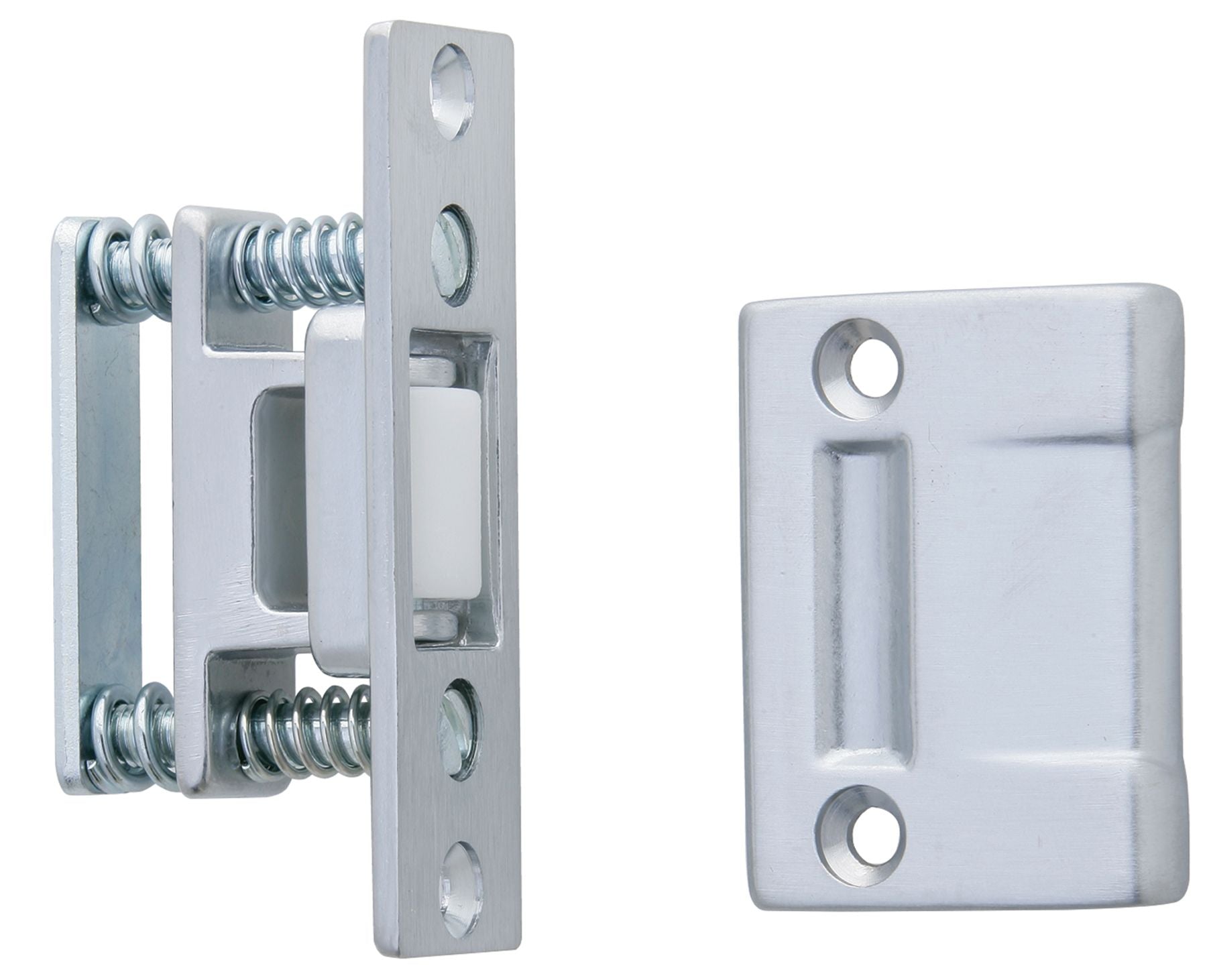 Ives Commercial RL30A26D Large Nylon Roller Latch with ASA Strike Satin Chrome Finish
