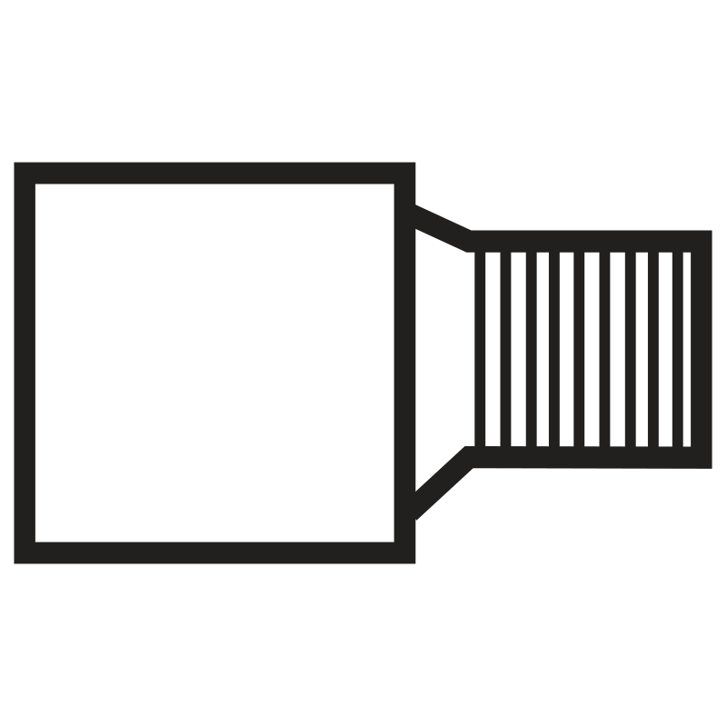 Rixson 900-50-690 Electromagnetic Door Holder/Release Spacer, 1/2", Must be used with 900 Base, Dark Bronze Painted