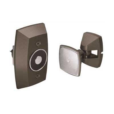 Rixson 994M-690 Electromagnetic Door Holder/Release, Wall Mounted Adjustable Armature, Tri Voltage 12VDC/24VDC/120VDC, Dark Bronze Painted