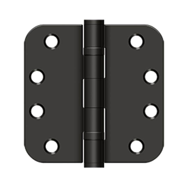 Deltana S44R5HDB 4x 4x 5/8 Radius Hinge, HD, Ball Bearings