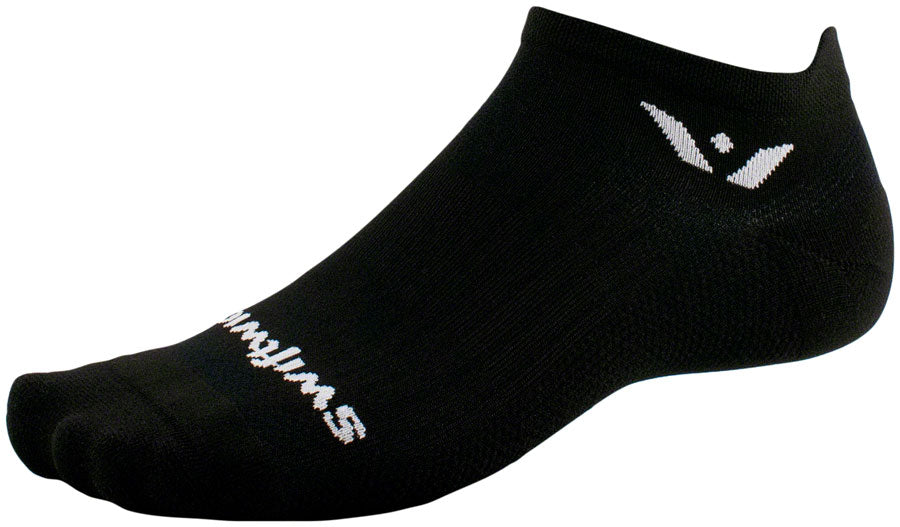 Swiftwick Aspire No Show Socks - Black, Medium