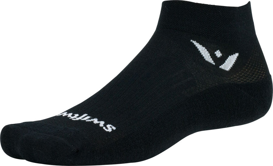 Swiftwick Pursuit Ankle Socks - Black, Medium