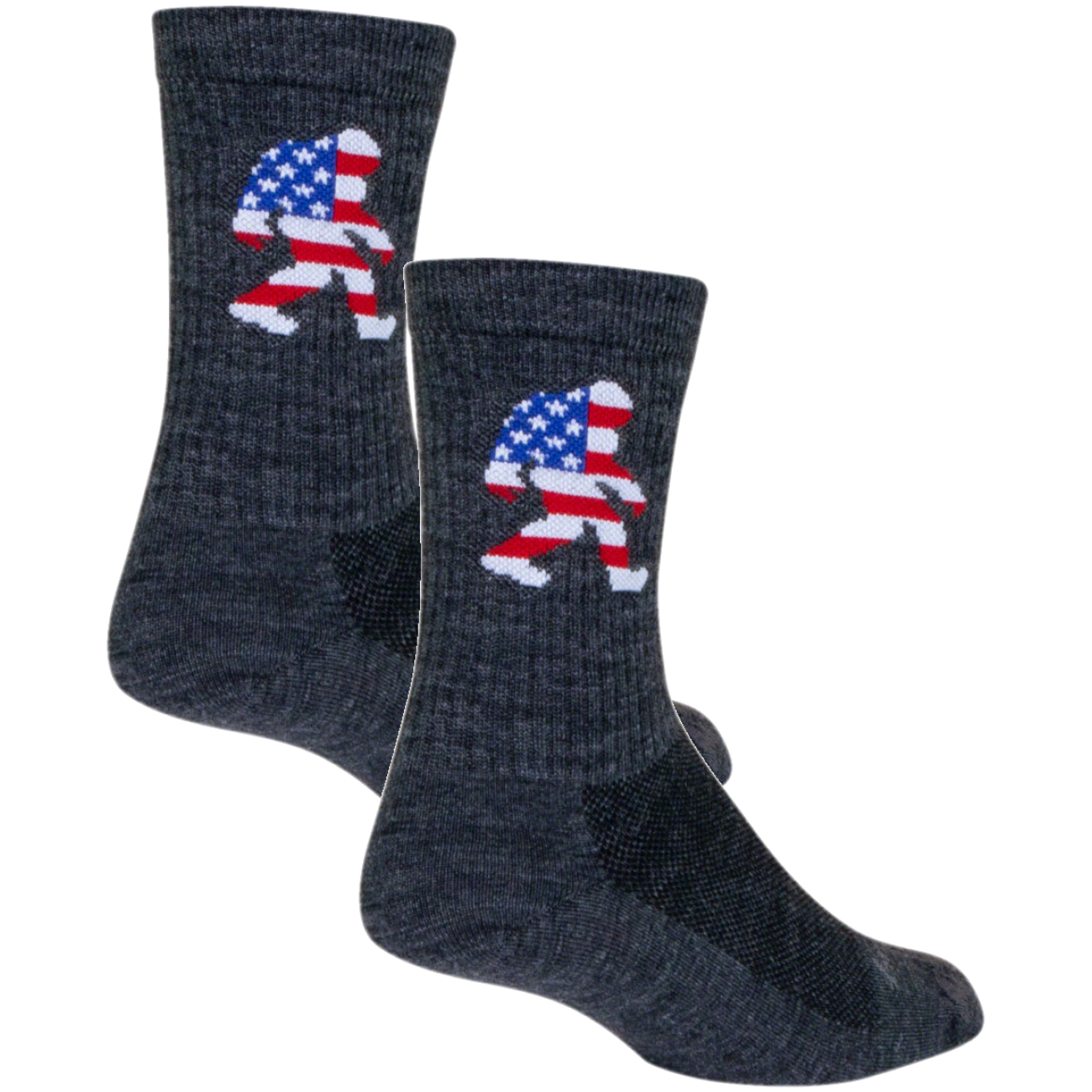 Pack of 2 SockGuy Big Foot Wool Socks - 6", Large/X-Large