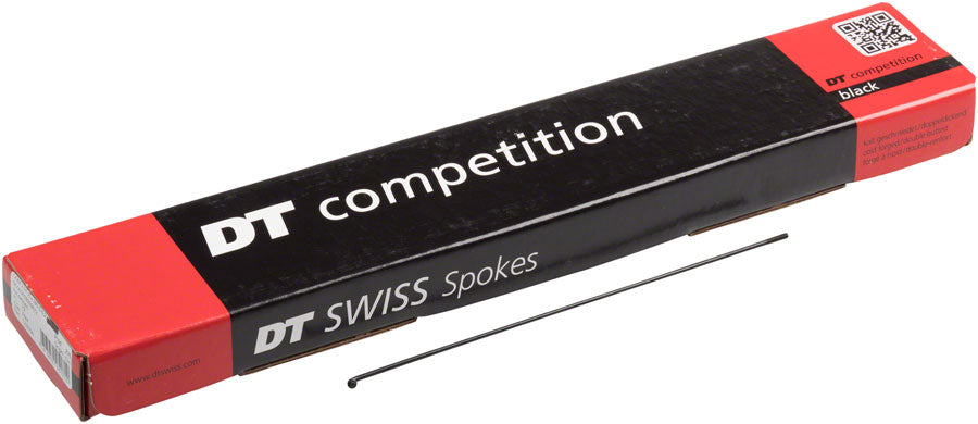 DT Swiss Competition Spoke 2.0mm 1.8mm 2.0mm 276mm J-bend Black Box of 100