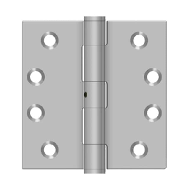 Deltana SS44NU32D 4 x 4 Square Hinge - Brushed Stainless