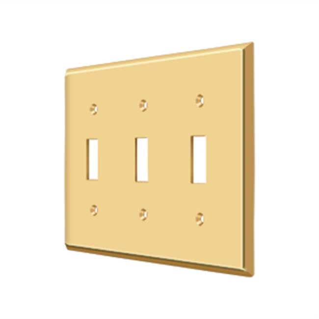 Deltana SWP4763 Switch Plate, Triple Standard