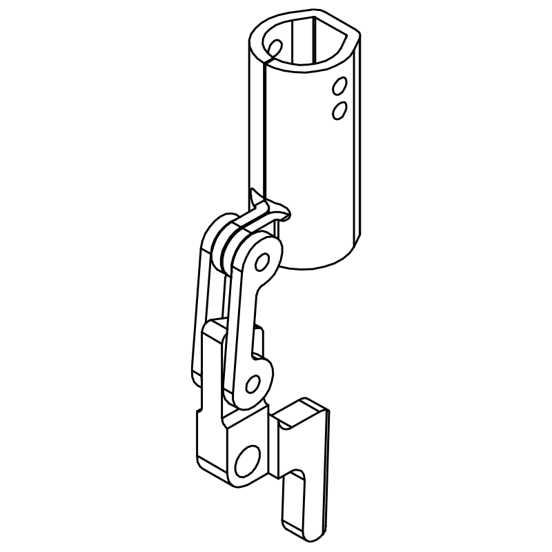 Sargent 68-4271 Upper Link Assembly for 8700 Series Surface Vertical Rod Exit Devices, Right Handed