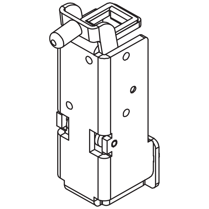 Sargent 68-5376 Concealed Vertical Rod Top Case Assembly, for 8600 Series Devices - 1-3/4" Thick Doors with 1/2" Cladding