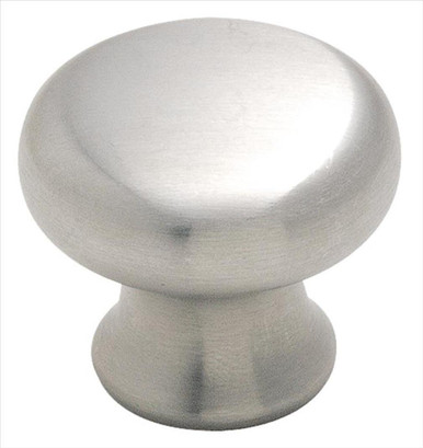 Amerock Essential'Z STAINLESS STEEL 1-1/4 In (32 Mm) Diameter Knob BP19008SS