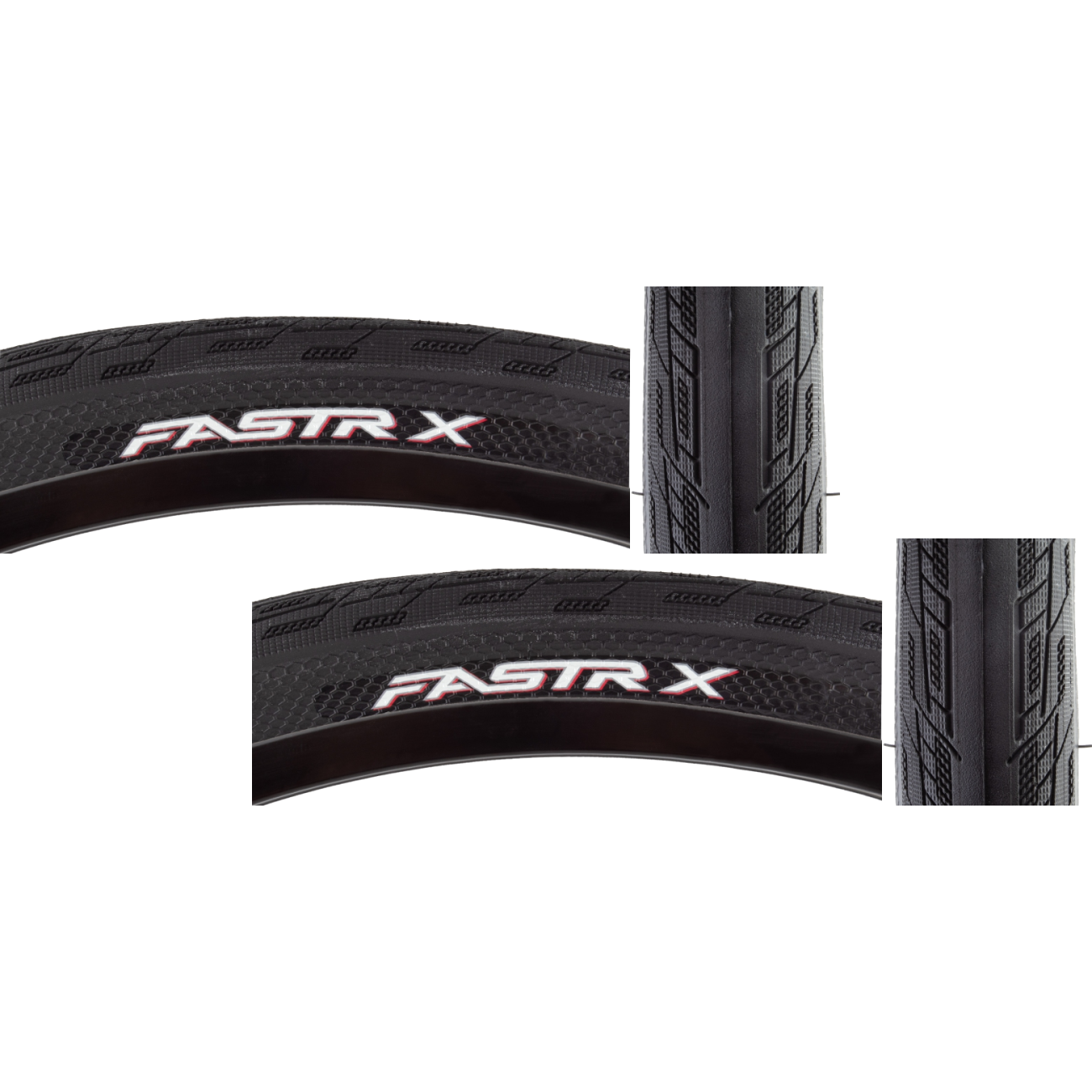 Pack of 2 Tioga FASTRX Tire 20 x 1.75 Clincher Wire Black 60tpi R9ZA2324
