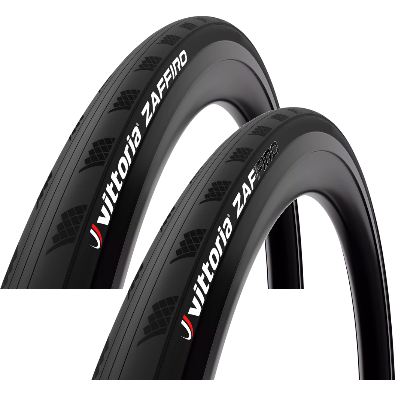 Pack of 2 Vittoria Zaffiro V Tire 700 x 30 TPI 26 Clincher Wire Black Road|Zaffiro family 11A00306