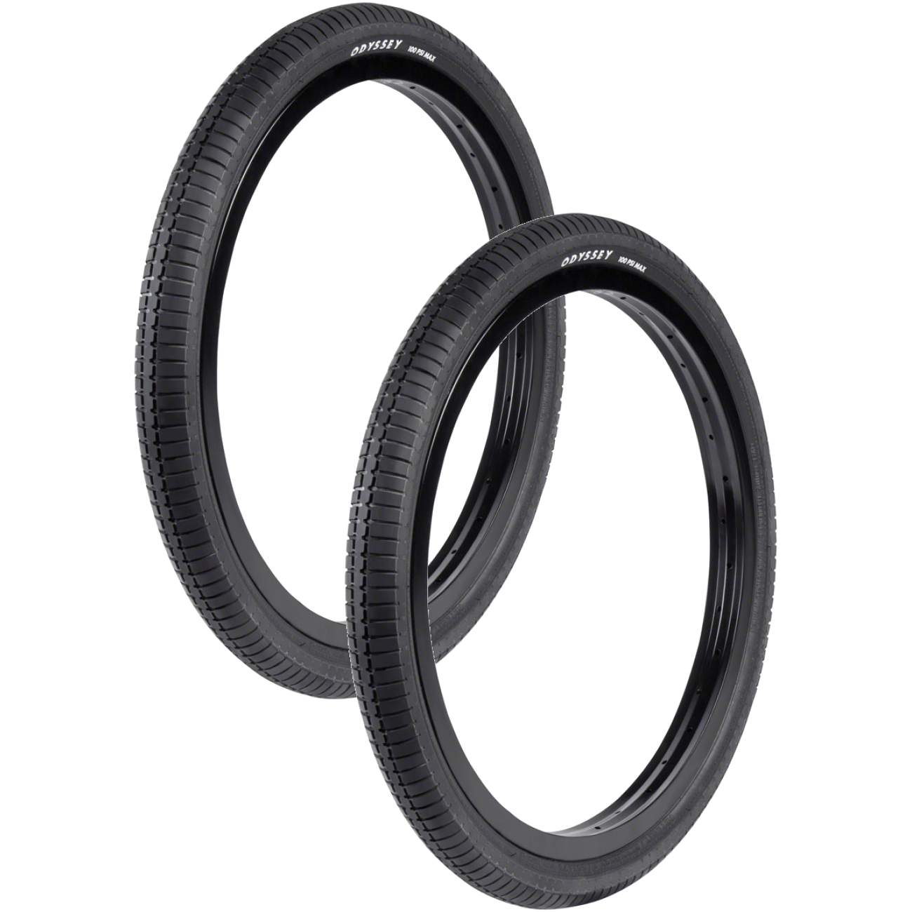 Pack of 2 Odyssey Frequency G Original Tire - 20 x 1.75, Clincher, Wire, Black ODT-173-BK