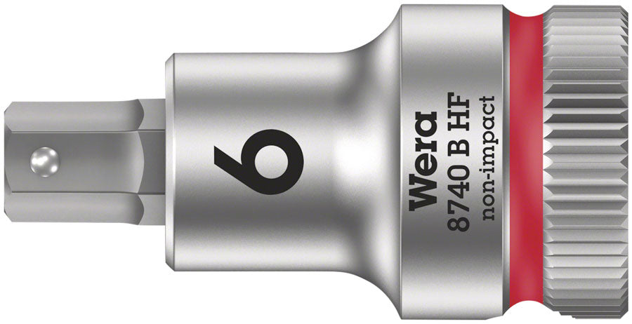 Wera 8740 B HF Bit 3/8" - 6mm x 35mm Knurling On The Rear End