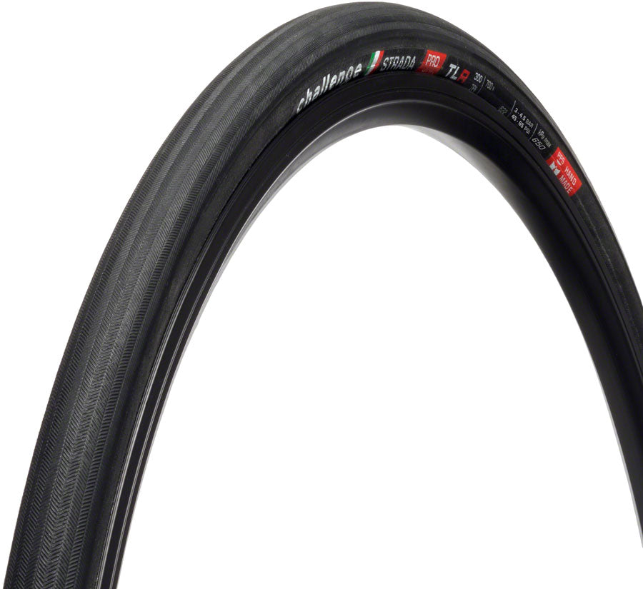 Challenge Strada Pro Tire - 700 x 27, Tubeless, Folding, Black, Handmade 00554