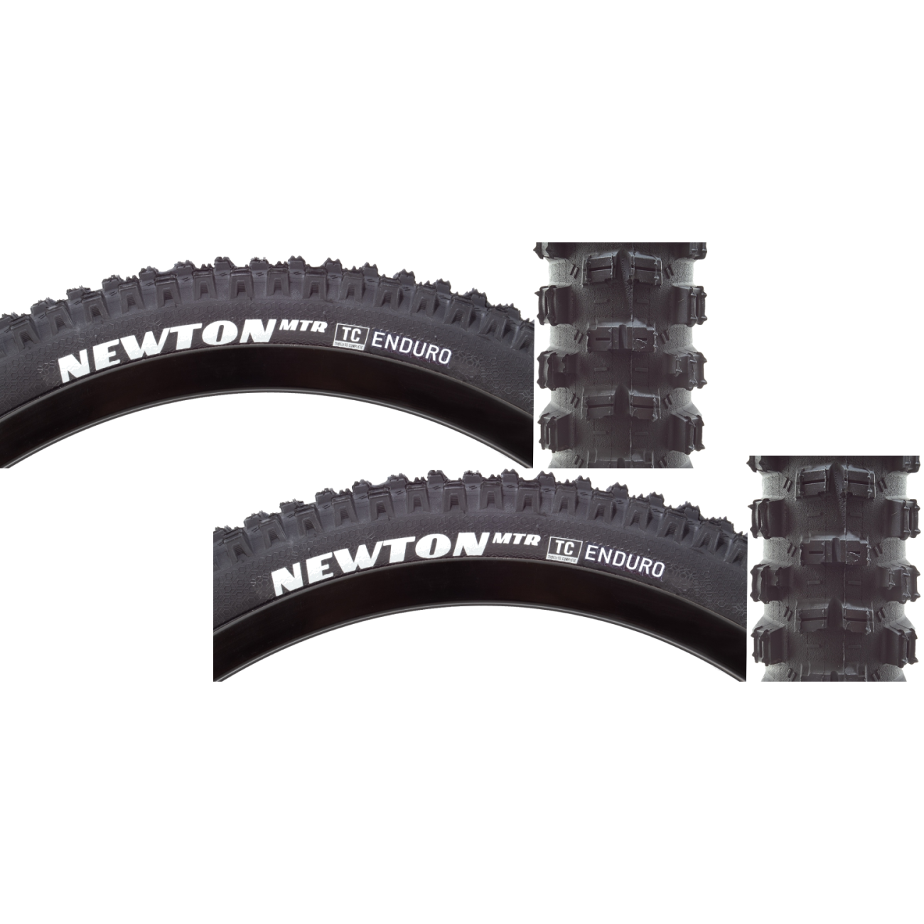 Pack of 2 Goodyear Newton MTR Tire 29 x 2.4 Tubeless Folding Black Enduro GR.014.61.622.V004.R