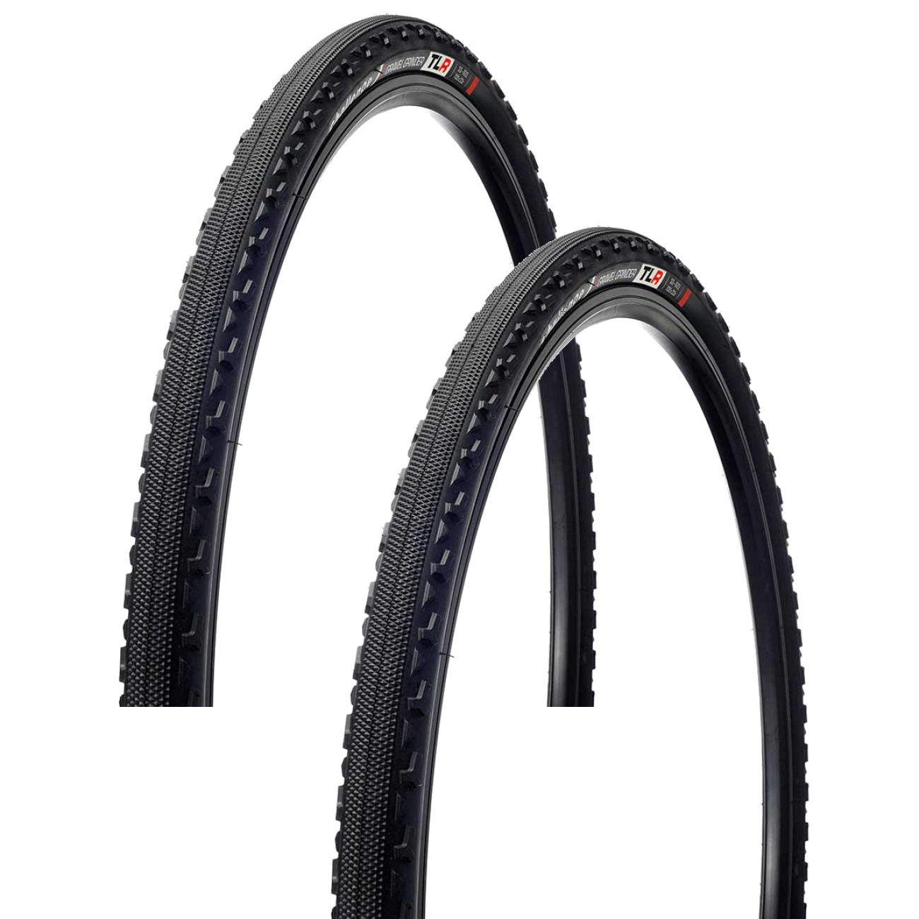 Challenge Gravel Grinder Race Tire Pack of 2 700 x 33 Tubeless Folding Black 02044