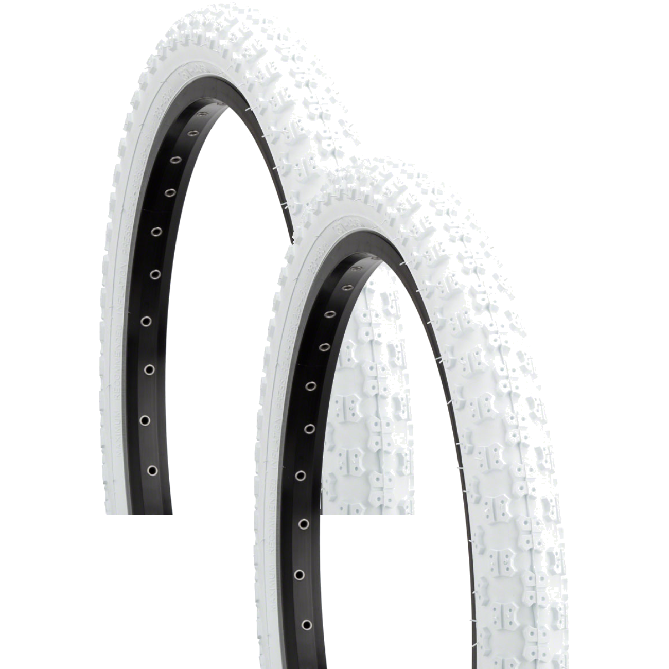 Pack of 2 Kenda K50 Tire 20 x 2.125 Clincher Wire White 22tpi BMX Bike 02730A09