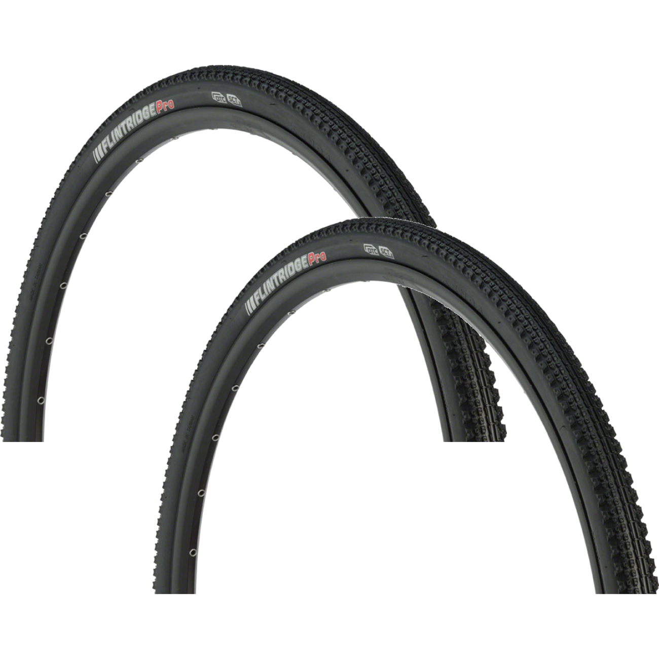 Kenda Gravel Tire Pack of 2 Flintridge Pro Tires 700 x 35 Tubeless Folding Black 07765555