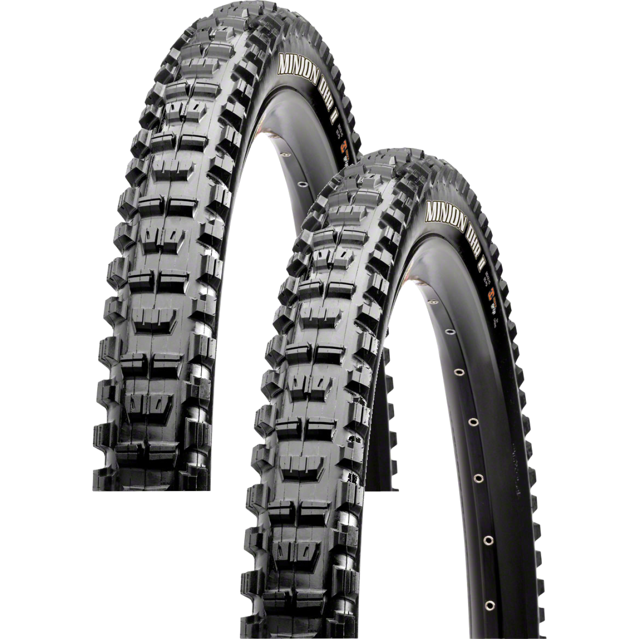 2 Pack Maxxis Minion DHR Ii Tire 27.5 X 2.3 3C Maxx Terra Tubeless Black TB85927000