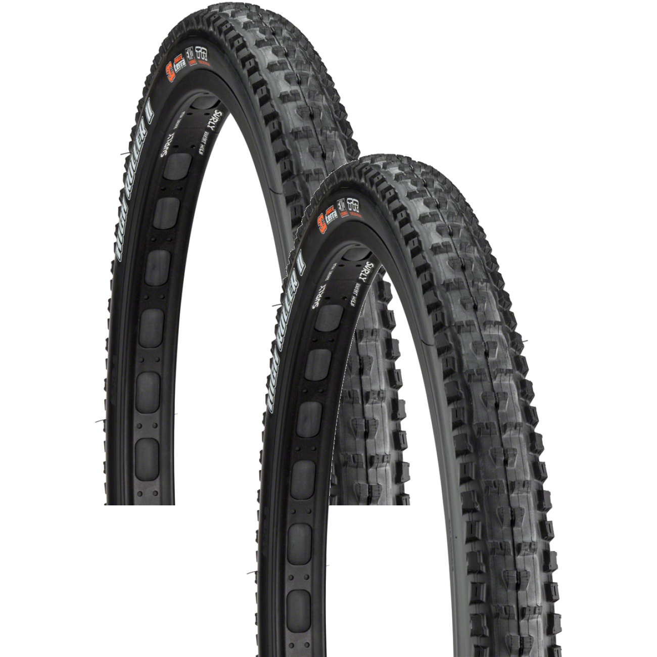 2 Pack Maxxis High Roller Ii Tire 27.5 X 2.4 Folding 3C Maxx Terra Exo Tubeless TB91052100