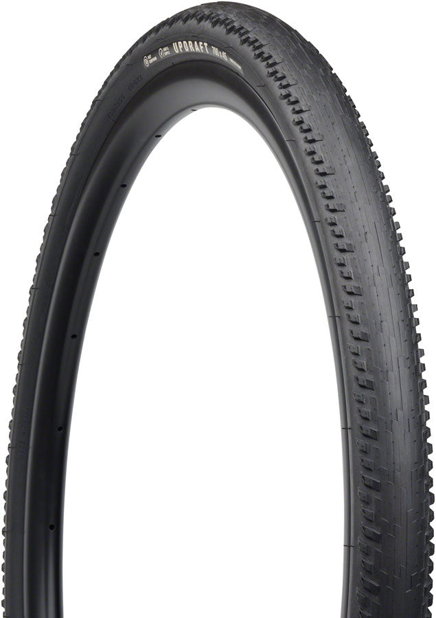Teravail Updraft Tire - 700 x 45, Tubeless, Folding, Black, Durable, Fast Compound 19-000540