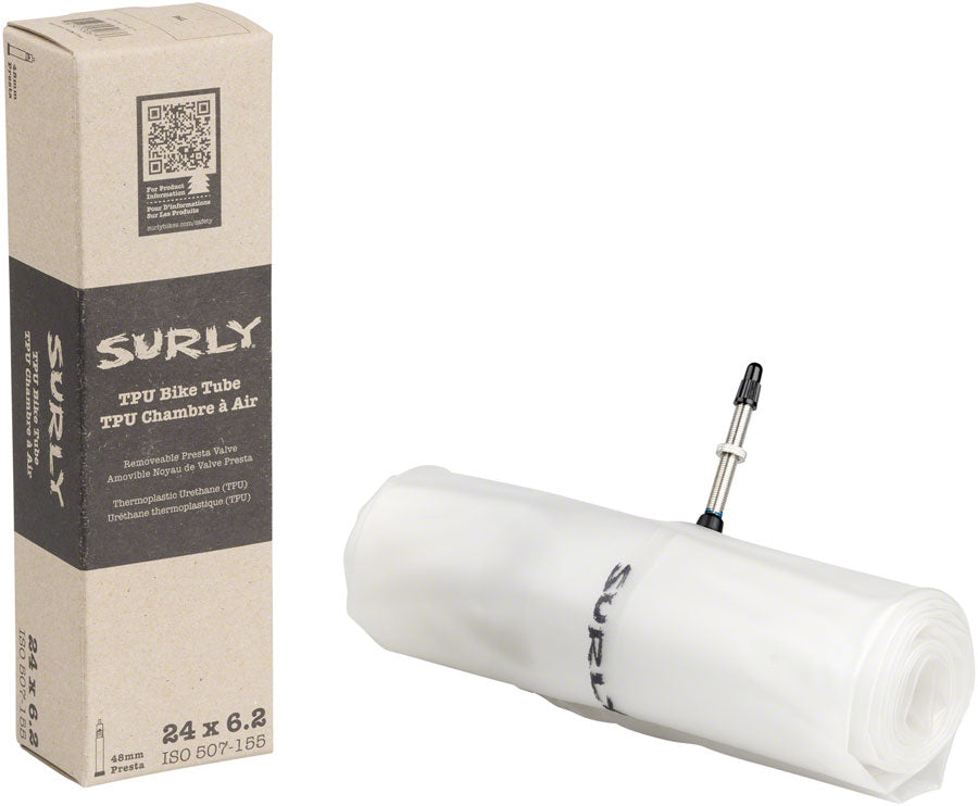Surly TPU Tube - 24 x 6.2, 48mm Presta Valve
