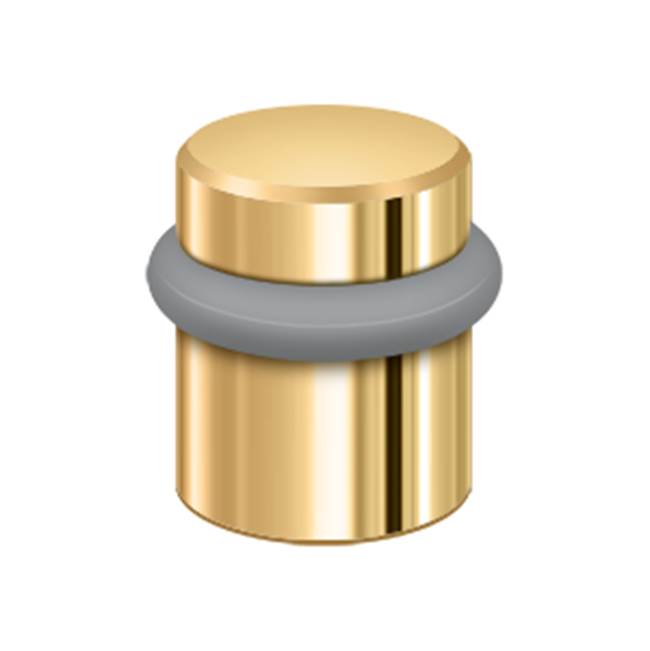 Deltana UFB4505 Round Universal Floor Bumper 1-1/2, Solid Brass