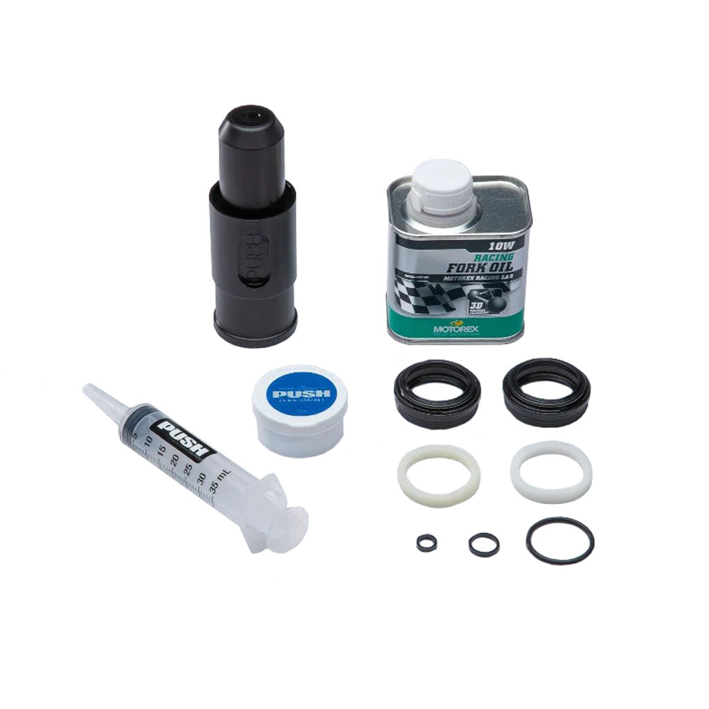 PUSH Industries Complete Lower Leg Service Kit, Fox - 38mm