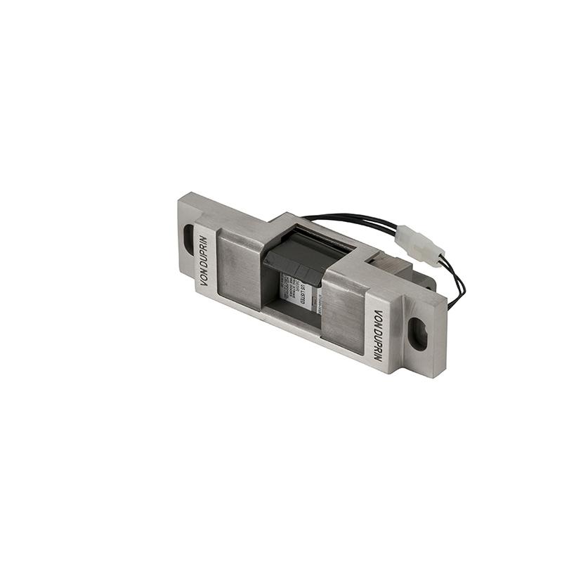 Von Duprin 6210 24V US32D CON Electric Strike for Mortise Locks, 24VDC, Fail Secure, Allegion Connect, US32D/630 Stainless Steel