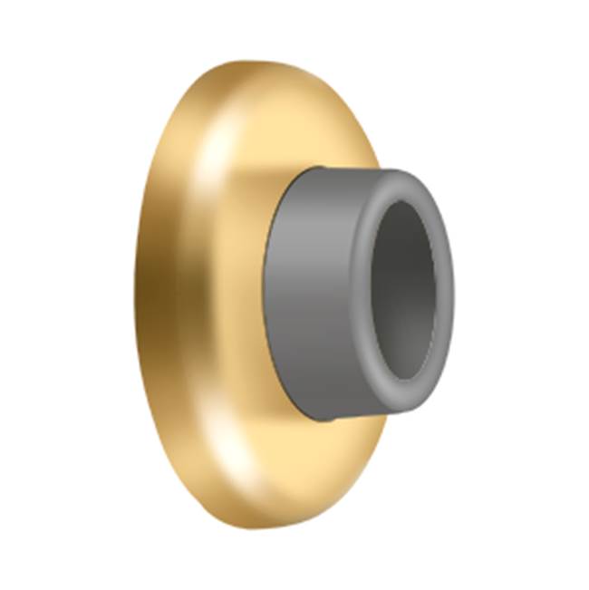 Deltana WB250 Wall Mount Concave Flush Bumper, 2-1/2 Diam.