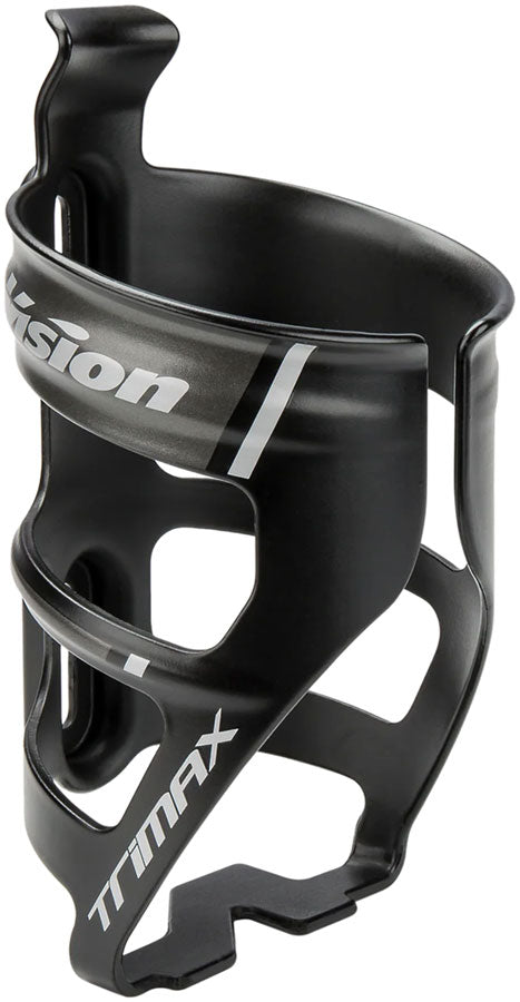 Vision TriMax High Grip Bottle Cage, Matte Finish, Secure Retention, Road/Gravel Use – Matte Black