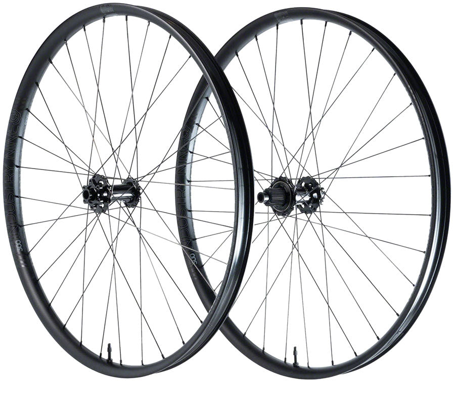 Industry Nine Hydra 2 Enduro S Wheelset - MX 29"F/27.5"R, 15 x 110mm/12 x 148mm, 6-Bolt, Micro Spline, Black, 32H