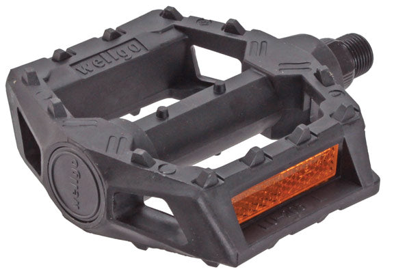 Wellgo LU-205 BMX Resin Pedals, 1/2" - Black