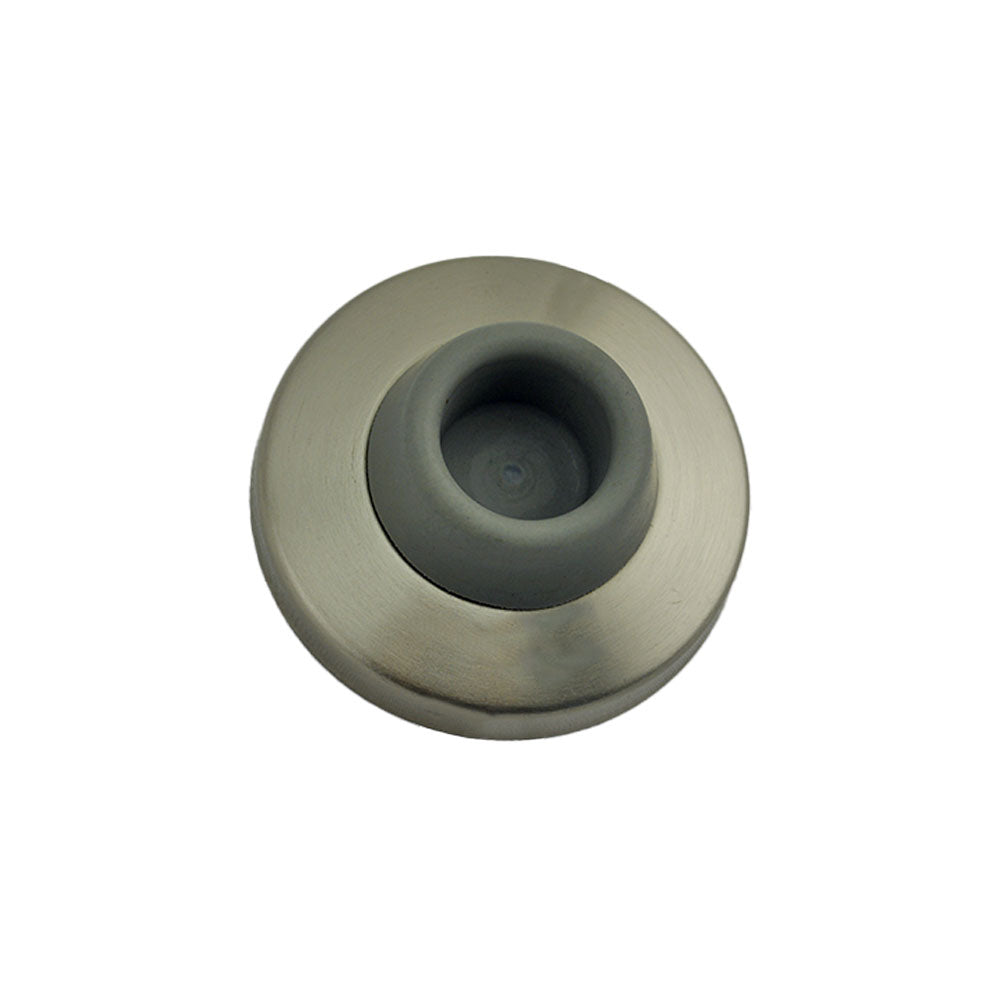 Ives Commercial WS406407CCV15 Solid Brass 2-1/2" Concave Wall Bumper Satin Nickel Finish