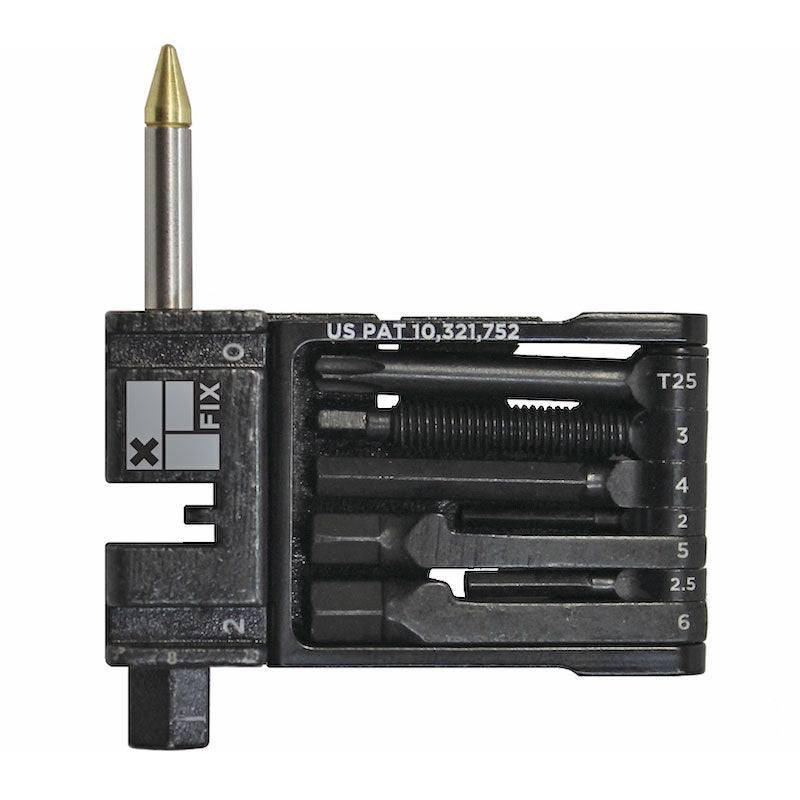 Fix Manufacturing Wheelie Wrench Pro Folding Tool with Dynaplug, Black