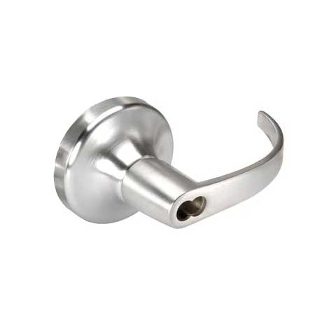 Accentra (Yale) B-PB-441F-626 Exit Device Rose Lever Trim, NightLatch, SFIC Prep, Less Core, Pacific Beach Lever, For 6100 Series Exit Devices, Satin Chrome