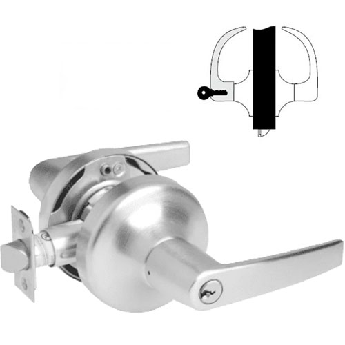 MO5305LN Yale Storeroom/Closet Lever Lock ANSI F86