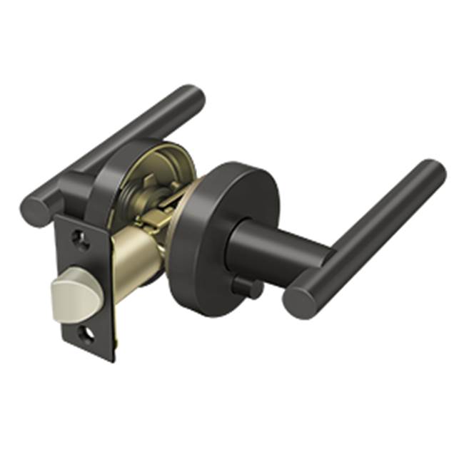 Deltana ZMLR2ULH Mandeville Lever Privacy, Left Hand