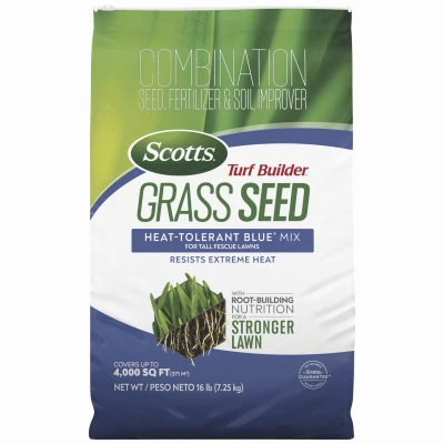 Turf Builder Heat-tolerant Blue Mix Tall Fescue Grass Seed 16 Pounds Covers 1330 Square Feet