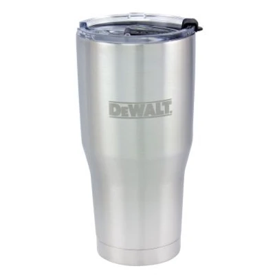 Logo Travel Tumbler, Insulated Stainless Steel, 30 Ounce Capacity