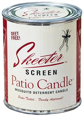 Mosquito Deterrent Patio Candle, 15 Ounce, Outdoor Insect Repellent